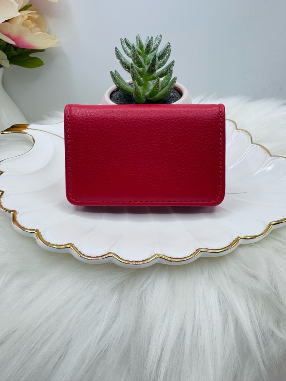 Mini Wallet Red Card Wallet